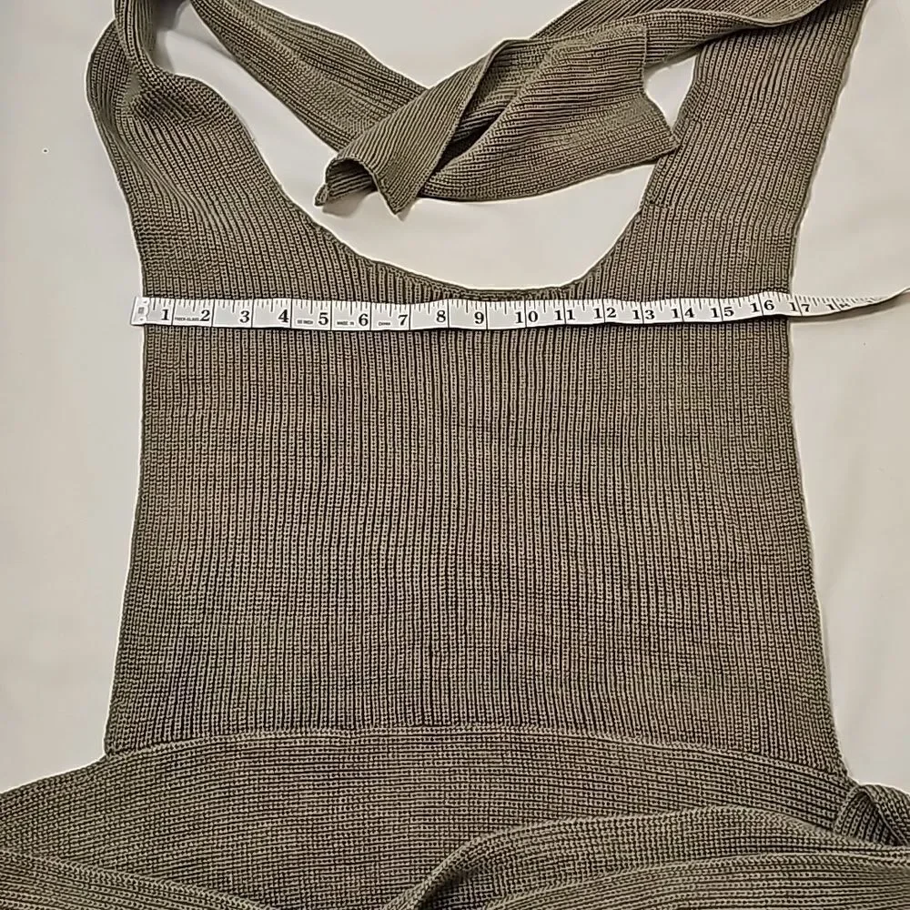 Free People‎  beach knit wrap blouse size large